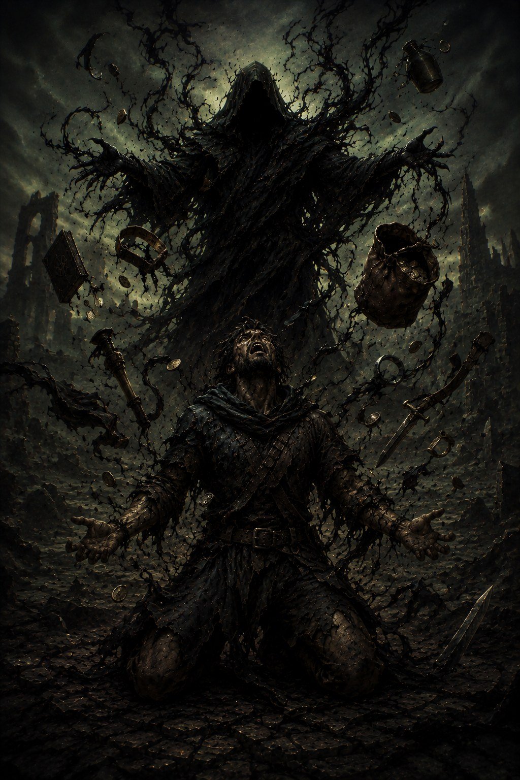 Stripped Bare Dark Pact card art