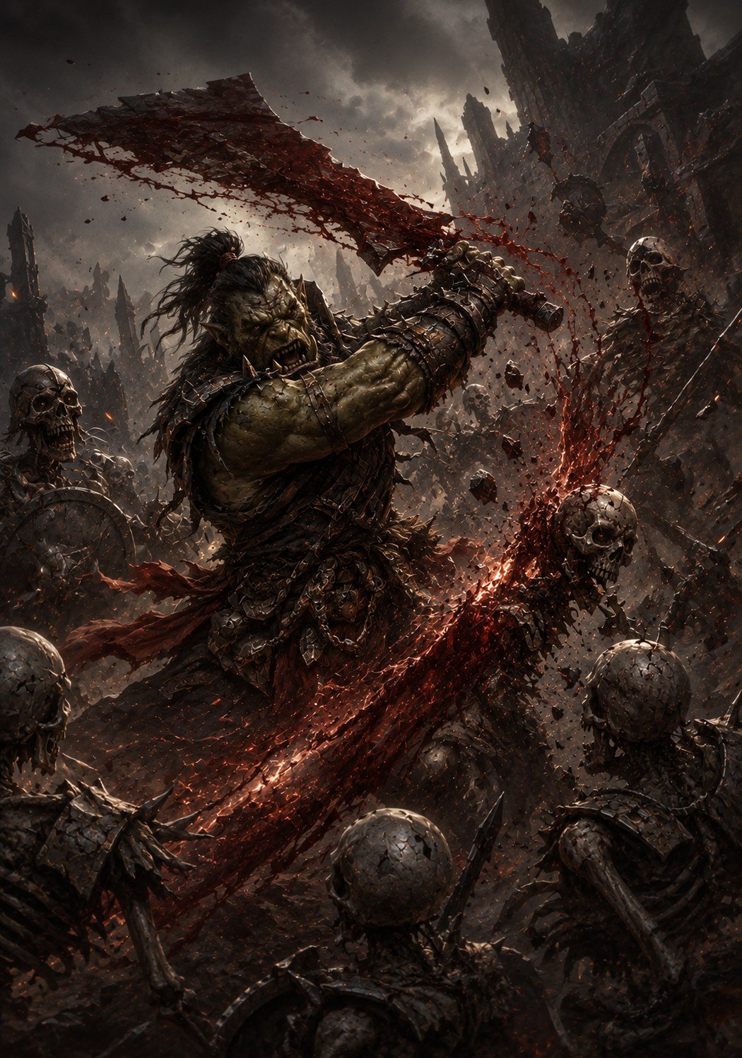 Drek Ashblade using Punishing Strike